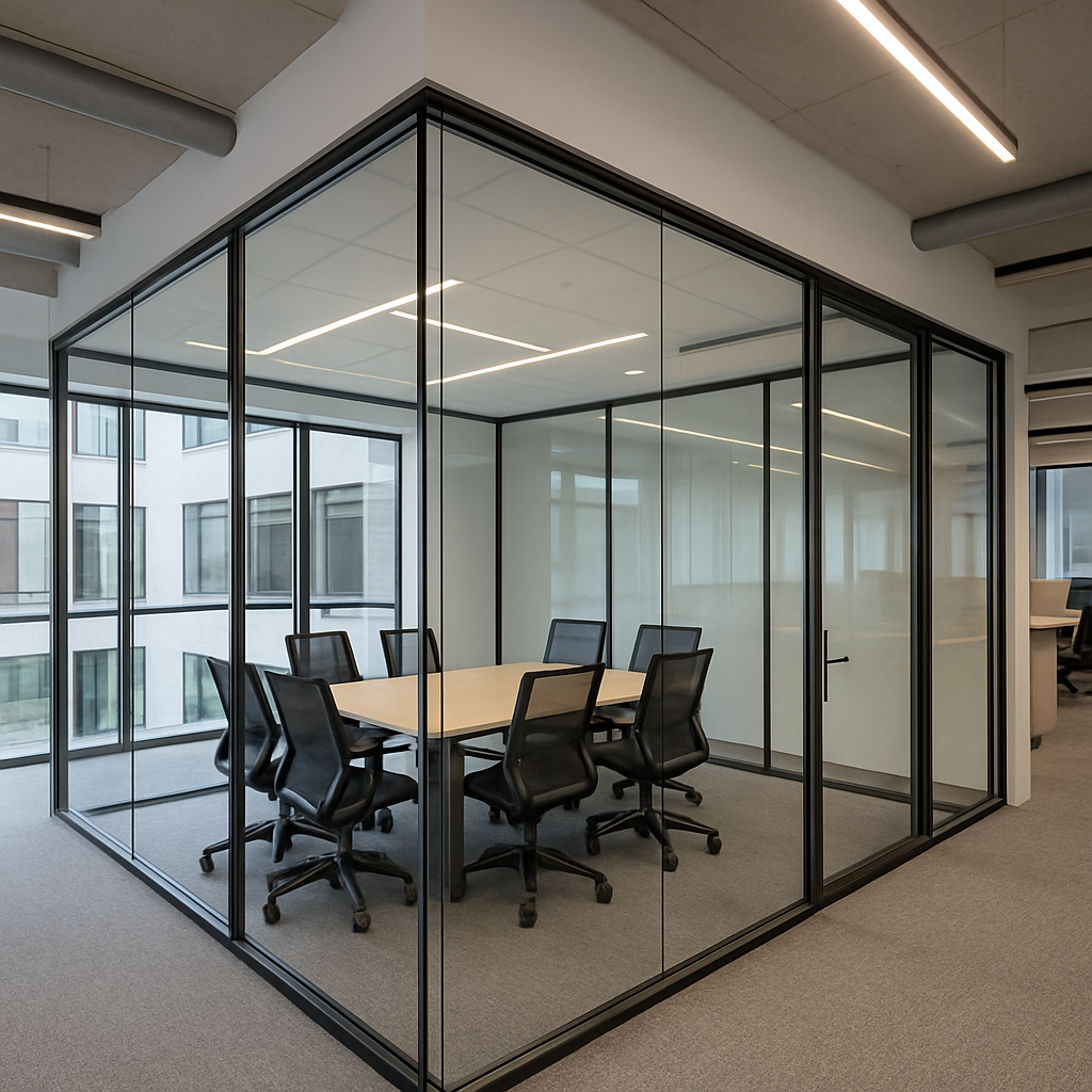 interior office glass